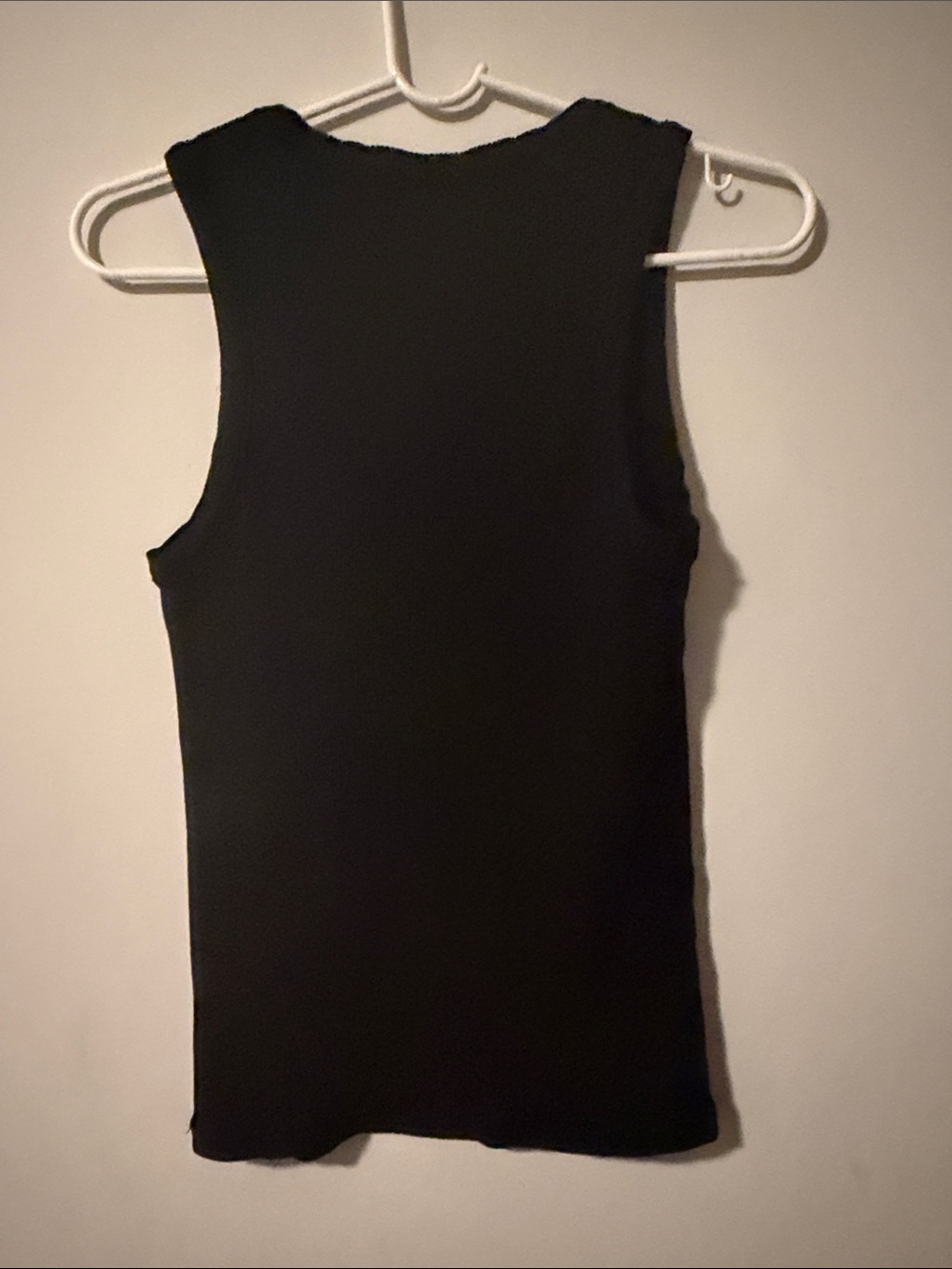 Agolde Black Ribbed Tank Top - Picture 3 of 3